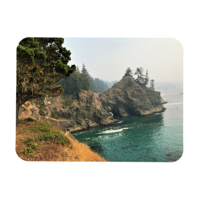 Magnet Flexible Pont naturel, Thunder Rock Cove, Oregon (Horizontal)