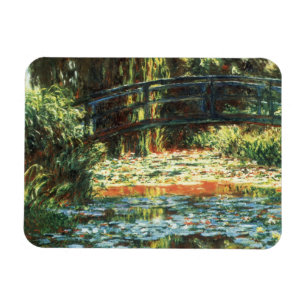 Magnet Flexible Pont sur l'étang Nénuphar par Claude Monet