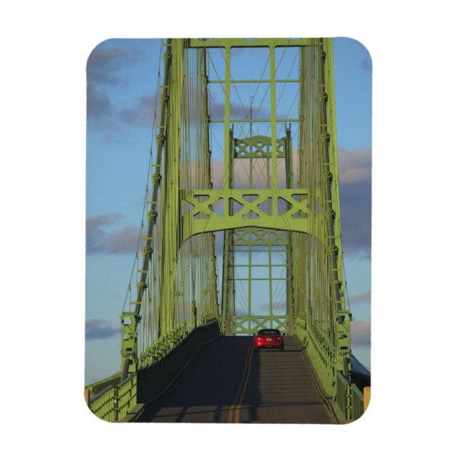Magnet Flexible Pont suspendu menant à Little Deer Isle (Vertical)