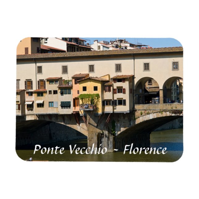 Magnet Flexible Ponte Vecchio - Florence, Toscane, Italie. (Horizontal)