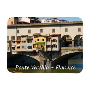 Magnet Flexible Ponte Vecchio old bridge - Florence, Italy