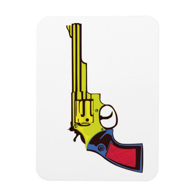 Magnet Flexible Pop Art Gun (Vertical)