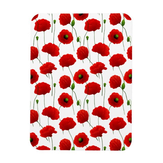 Magnet Flexible Poppies (Vertical)