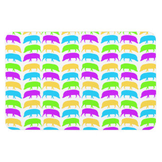 Magnet Flexible Porcs multicolores Jaune Vert Violet Bleu Premier