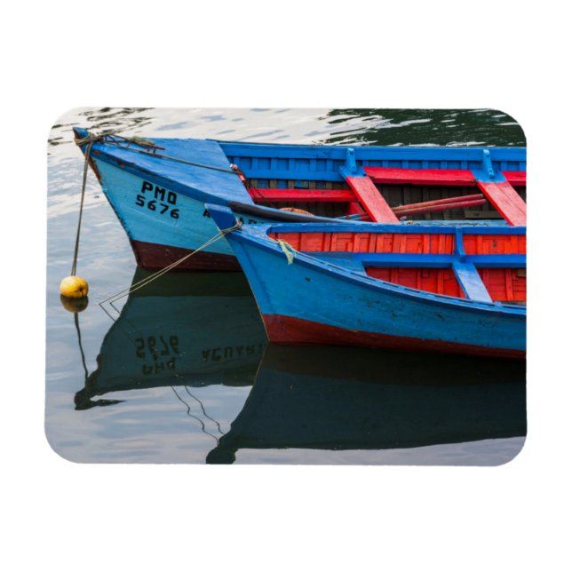Magnet Flexible Port d'Angelmo, bateaux de pêche. (Horizontal)