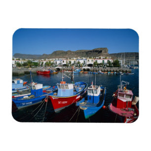 Magnet Flexible Port de pêche, Puerto de Mogan, Grande Canarie,