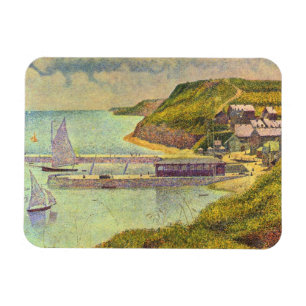Magnet Flexible Port Port-en-Bessin Haute Marée par Georges Seurat