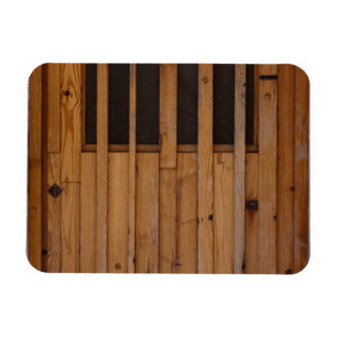 Magnet Flexible Porte de plage de Wood Slats Costa Brava Espagne