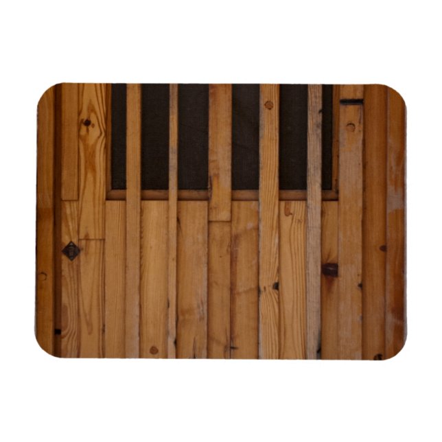 Magnet Flexible Porte de plage de Wood Slats Costa Brava Espagne (Horizontal)