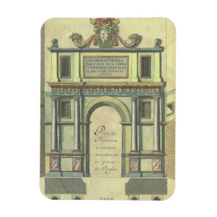 Magnet Flexible Porte d'entrée d'église vintage Architecture de la