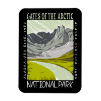 Portes du parc national de l'Arctique Rétro en dét