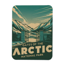 Portes Du Parc National De L'Arctique Vintage