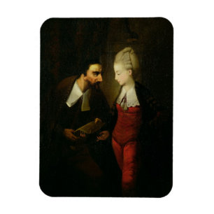 Magnet Flexible Portia et Shylock "du négociant de Venise" A