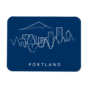 Magnet Flexible Portland Skyline