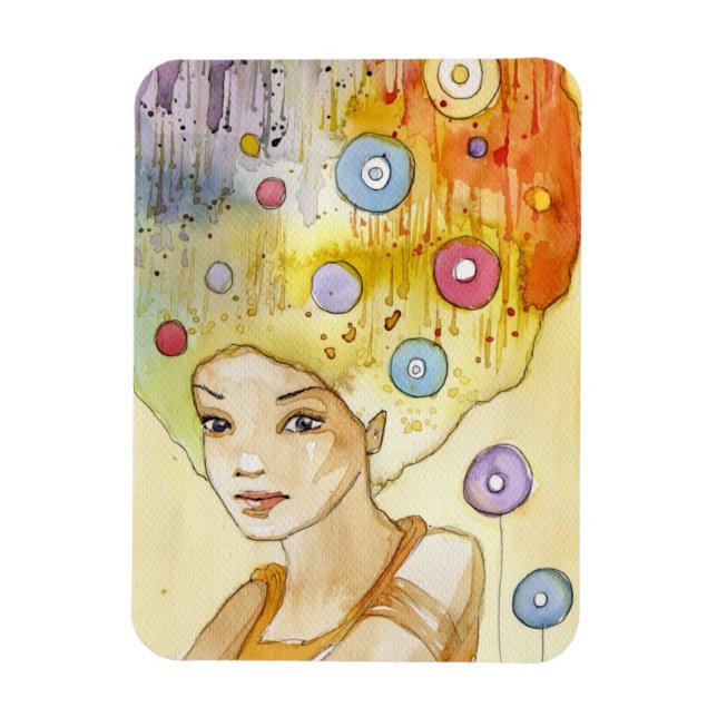 Magnet Flexible Portrait Abstrait (Vertical)