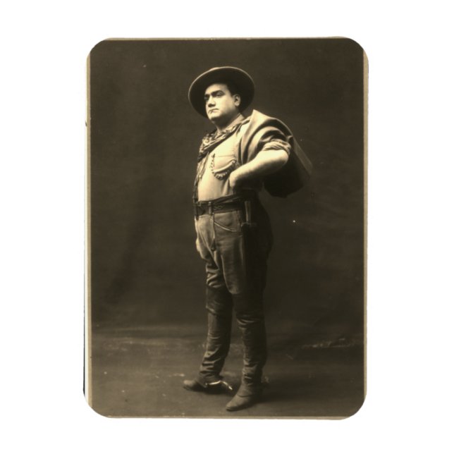 Magnet Flexible Portrait complet de Enrico Caruso (Vertical)