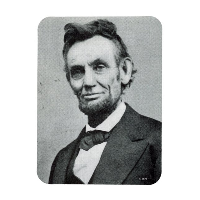 Magnet Flexible Portrait de Abe Lincoln 1 (Vertical)