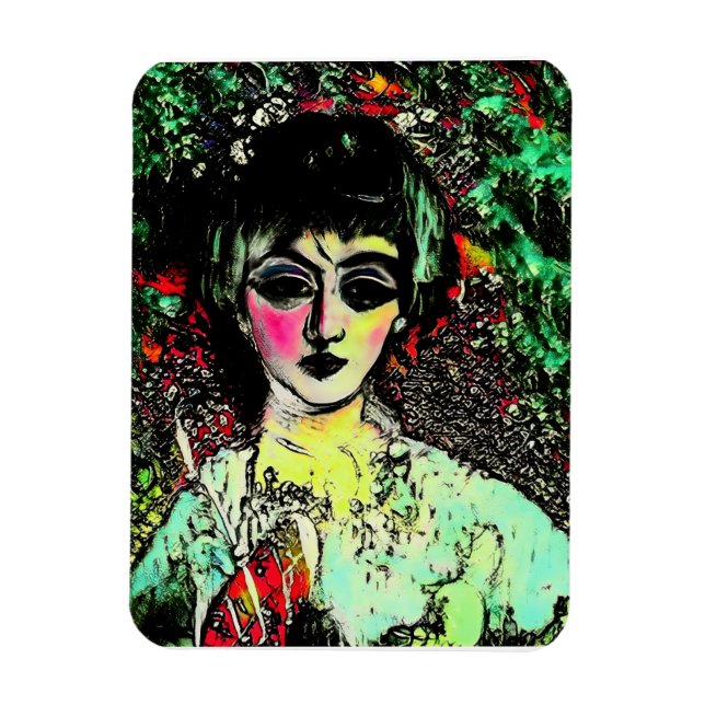 Magnet Flexible Portrait de Beauté Gothique  (Vertical)