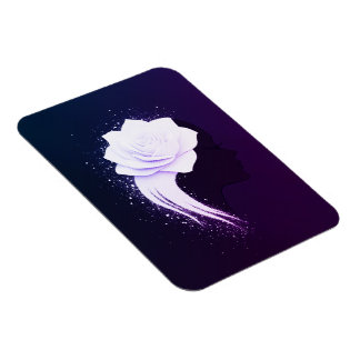 Magnet Flexible Portrait de femme Abstraite