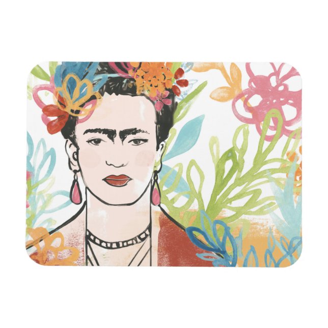 Magnet Flexible Portrait de Frida Kahlo (Horizontal)