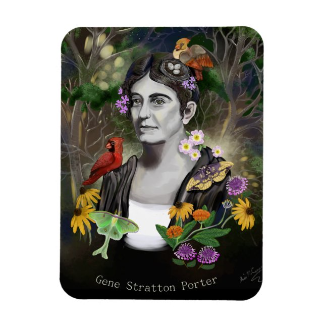 Magnet Flexible Portrait de Gene Stratton Porter (Vertical)