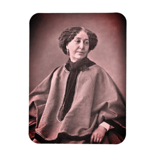 Magnet Flexible Portrait de George Sand par Nadar (Vertical)