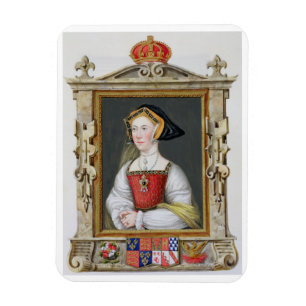 Magnet Flexible Portrait de Jane Seymour (c.1509-37) 3e reine du