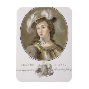 Magnet Flexible Portrait de Jeanne d'Arc (1412-31), 1787 (coloré