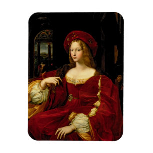 Magnet Flexible Portrait de Jeanne d'épouse d'Aragon (c.1500-77)