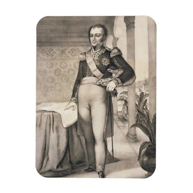 Magnet Flexible Portrait de la Comte de Bourmont (1773-1846), Com (Vertical)