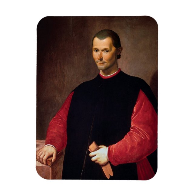 Magnet Flexible Portrait de Niccolò Machiavelli (Vertical)