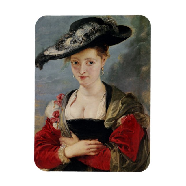 Magnet Flexible Portrait de Susanna Lunden (?) (Le Chapeau de Pail (Vertical)