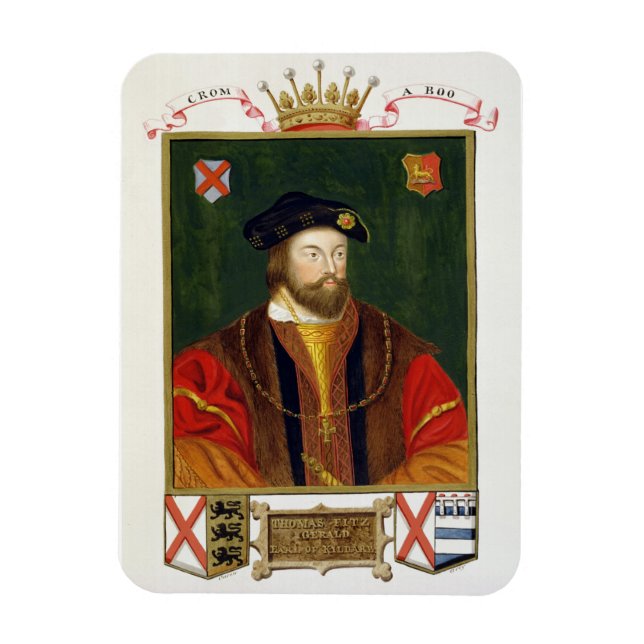 Magnet Flexible Portrait de Thomas Fitzgerald (1513-37) Lord Offal (Vertical)
