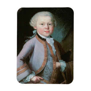 Magnet Flexible Portrait de Wolfgang Amadeus Mozart