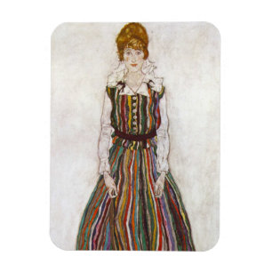 Magnet Flexible Portrait d'Egon Schiele d'aimant d'Édith Schiele