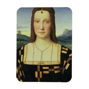 Magnet Flexible Portrait d'Elizabeth Gonzaga, c.1504 (oil on pane