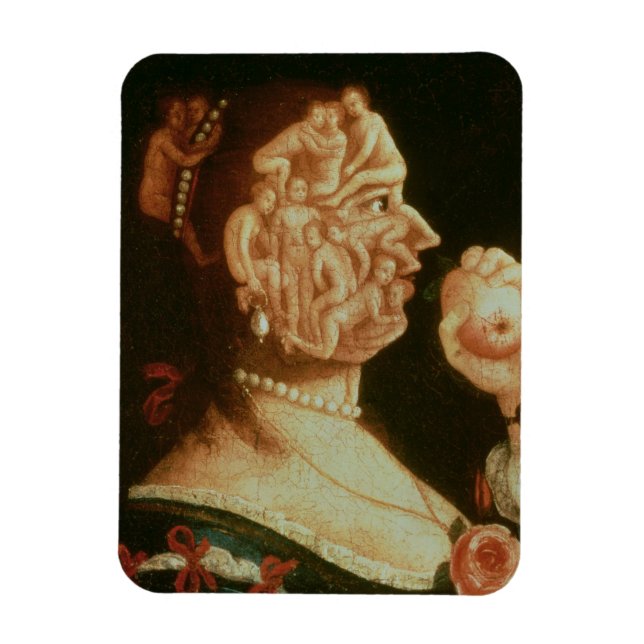 Magnet Flexible Portrait d'Eve (huile) (Vertical)