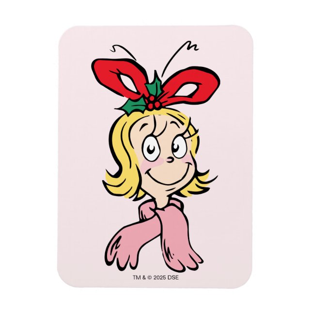 Magnet Flexible Portrait doux de Cindy Lou Who (Vertical)