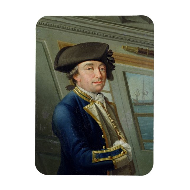 Magnet Flexible Portrait du capitaine William Locker (1731-1800) 1 (Vertical)