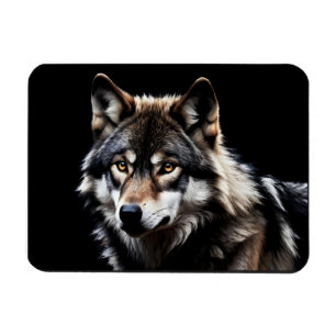 Magnet Flexible Portrait du loup