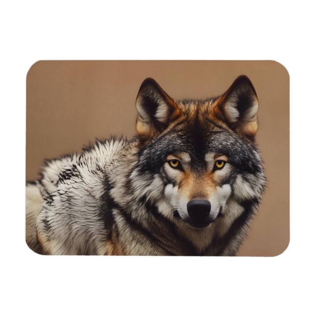Magnet Flexible Portrait du loup (Horizontal)