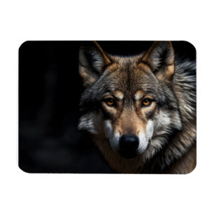 Magnet Flexible Portrait du loup