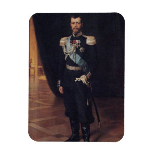 Magnet Flexible Portrait du tsar Nicholas II (par Albert Edelfeel)