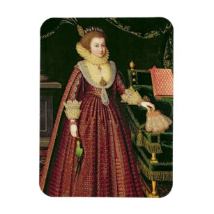 Magnet Flexible Portrait d'une dame, possiblement Elizabeth, comte