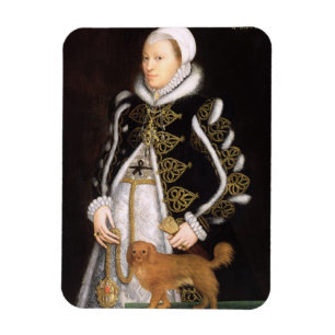 Magnet Flexible Portrait d'une femme, probablement Catherine