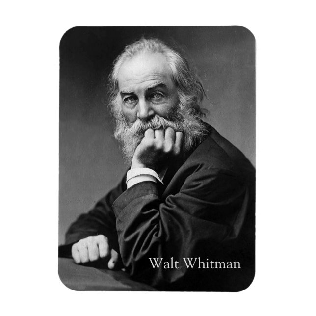 Magnet Flexible Portrait essentiel Walt Whitman (Vertical)