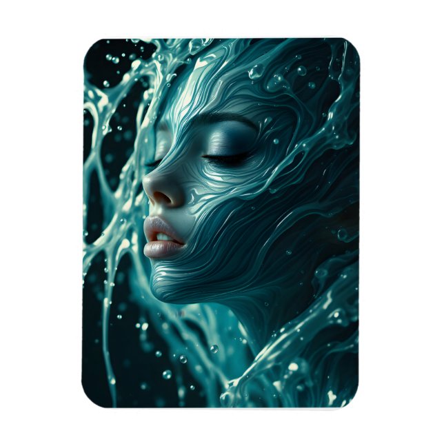 Magnet Flexible Portrait femme mode art (Vertical)