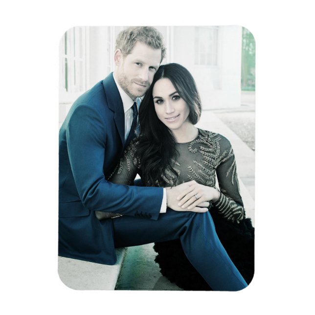 Magnet Flexible Portrait fiançailles Prince Harry stylisé (Vertical)