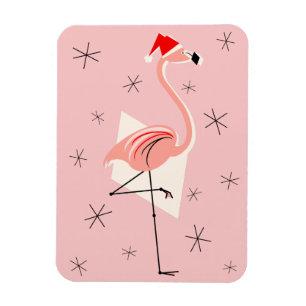 Magnet Flexible Portrait flexible aimant Flamingo Santa Rose