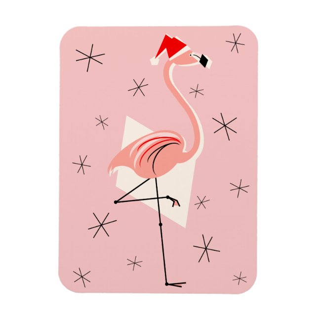 Magnet Flexible Portrait flexible aimant Flamingo Santa Rose (Vertical)